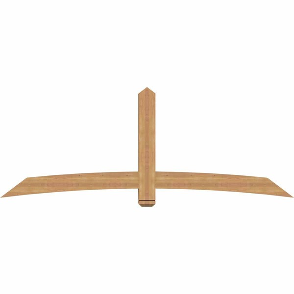 Ekena Millwork Bellingham Timber Gable Bracket, Western Red Cedar, 96"W x 36"H x 3 1/2"D x 5 1/2"F, 9/12 Pitch GBW096X36X0406BEL00SWR - main
